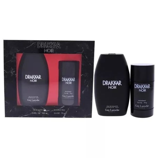 Picture of Guy Laroche Drakkar Noir Men's Gift Set (EDT Spray 3.4 oz + Deodorant Stick 2.6 oz)