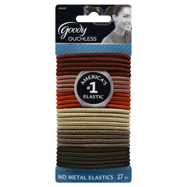 Picture of Goody Ouchless Large Thick Hair Elastics, 27 Count (3-Pack)