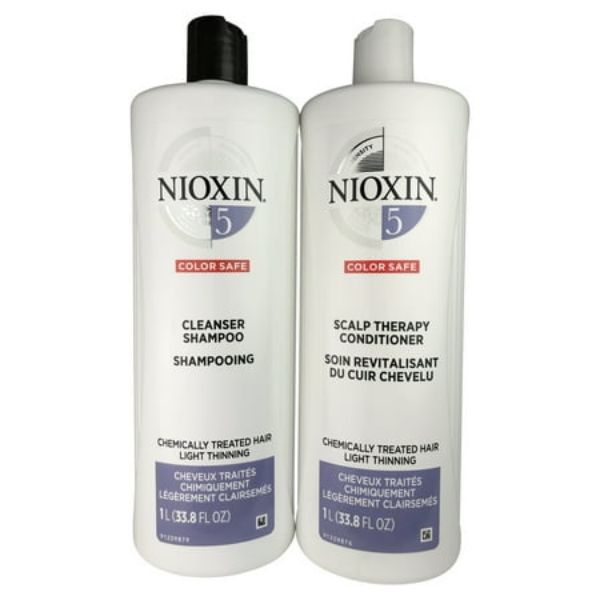 Picture of Nioxin System 5 Cleanser Shampoo and Conditioner Duo 33.8 oz