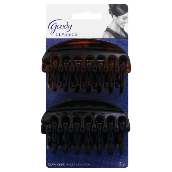 Picture of Goody Women's Classic Large Round Claw Hair Clips, 2 Count