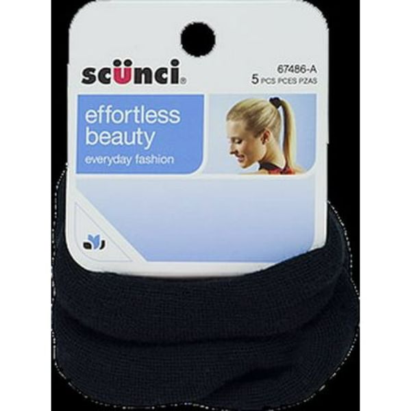 Picture of Scunci No Damage Ponytailers Hair Bands 5 Pack