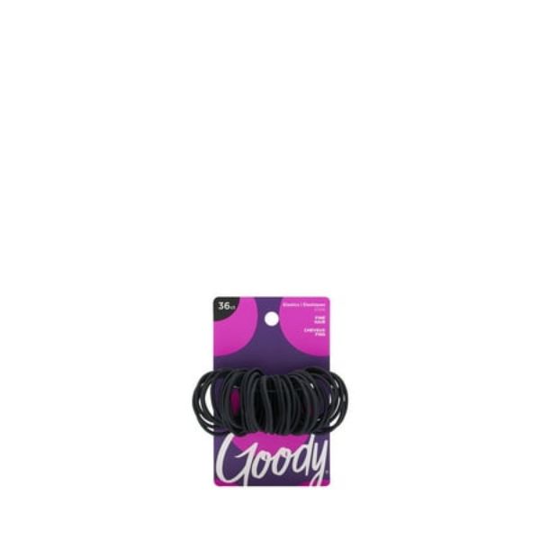 Picture of Goody Ouchless 2MM Elastics Black 36 Ct.