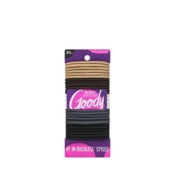 Picture of Goody Ouchless Ponytail Holders 30 Count - 5 Assorted Colors